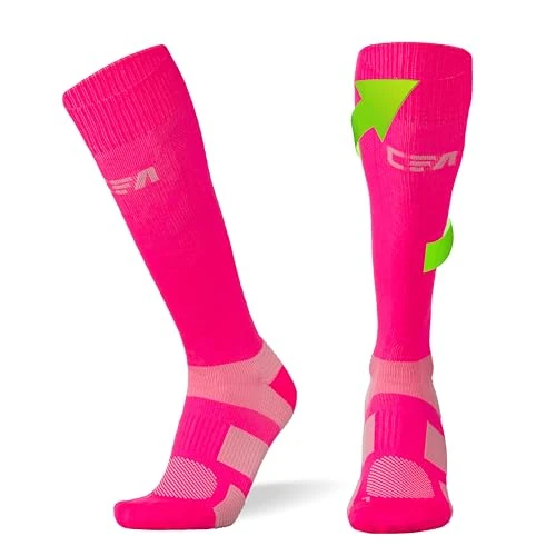 Tijdelijke aanbieding: Hoogwaardige compressiekousen voor dames en heren, bescherming tegen sprongen en middenvoeten, platte punten, voor hardlopen, fietsen, joggen, ontspanning, bloedcirculatie, vlucht, made in EU van 19.95 EUR naar 19.95 EUR (korting 0%)