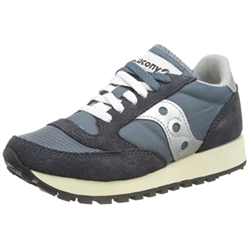 Saucony Jazz Original Vintage Herren Sportschuhe, Blue Navy Silver, 49 EU