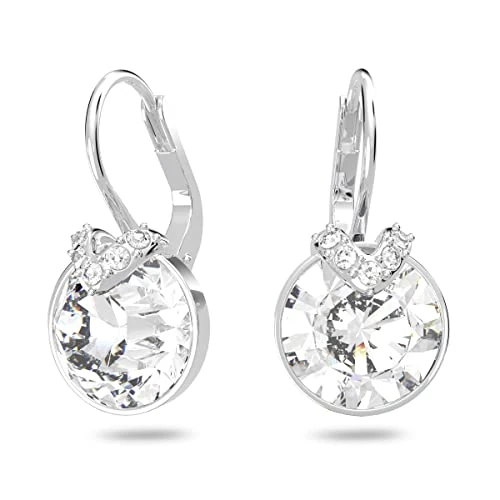 Offre limitee: Swarovski Pendants d'oreilles Bella V, Taille ronde, Blanches, Métal rhodié de 41.64 EUR a 38.68 EUR (economie 7%)