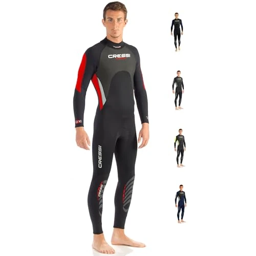 Zeitlich begrenztes Angebot: Cressi Morea Wetsuit Full Black/RED Man XL/5 von 146.89 € auf 146.89 € (0.00% Rabatt)