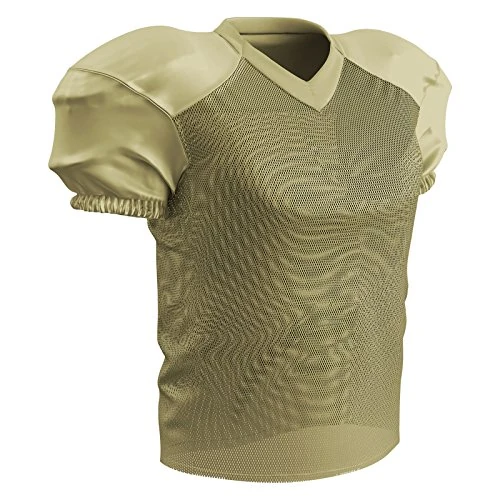 Champro Football Jersey Time out-Camiseta de fútbol de poliéster para práctica, Hombre, Vegas Gold, M