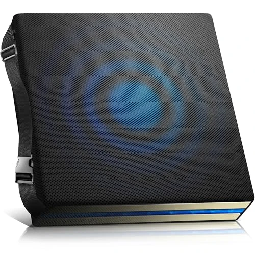 AIESI® Professional Anti-decubitus Cushion (Certificated) Memory Foam with inner pad in viscoelastic gel and fixing strap cm 44x44x5h