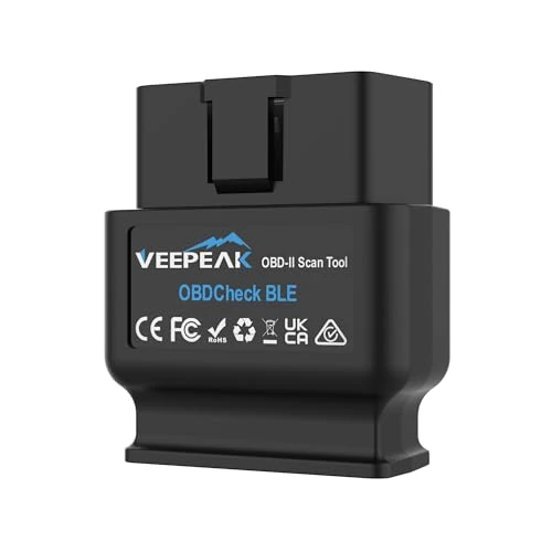 Offerta a tempo: Veepeak OBDCheck BLE, Scanner OBD II/EOBD Bluetooth per Auto, Lettore Codici Spia Motore, Strumento Diagnostico Wireless per iOS e Android - 17% da 36.99 € a 30.59 €