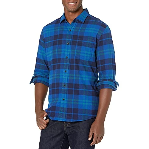 Oferta ograniczona: Amazon Essentials Mężczyźni Koszula flanelowa z długim rękawem (dostępna w wersjach Big i Tall) z 117.00 EUR na 117.00 EUR (znizka 0%)