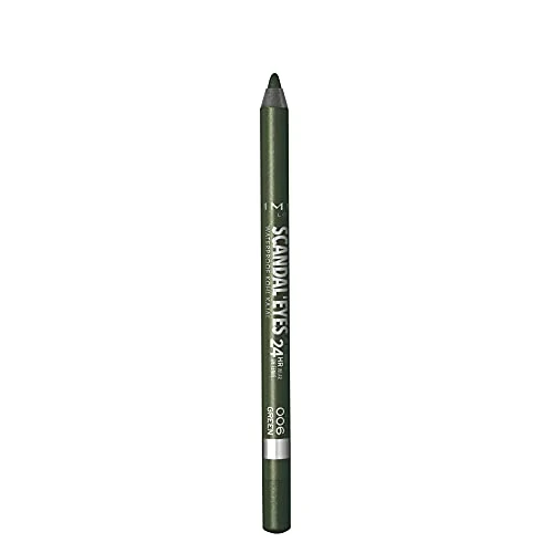 Rimmel Scandaleyes Lápiz Resistente al agua maletero, Verde, 1.3 g