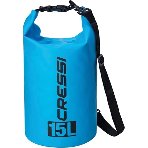 Offerta a tempo: Cressi Dry Bag, Sacca/Zaino Impermeabile per attività Sportive Unisex Adulto, Azzurro, 15 LT - 0.00% da 28.74 € a 28.74 €