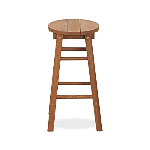 Offerta a tempo: Furinno Tioman Sgabelli per esterni, in Legno, 61.01 x 29.21 x 31.75 cm, Naturale - 42% da 98.39 € a 57.44 €