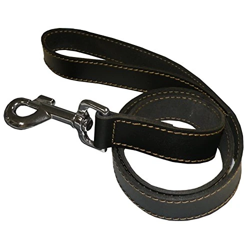 Offerta a tempo: AIME Guinzaglio Nero in Pelle, Lungo guinzaglio per Cani 1,20 m, Morbido e Resistente - 24% da 12.09 € a 9.23 €