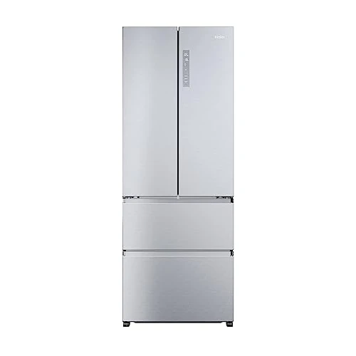 Haier French Door 70 Series 5 HFR5719ENMG lodówko-zamrażarka/Total No Frost/Easy Access szuflady zamrażarki oszczędzają do 30% energii/szerokość 70 cm/MyZone Plus wygląd stali szlachetnej