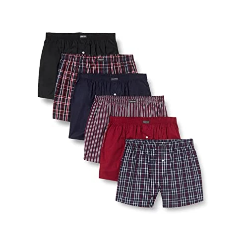 Oferta limitada: Lower East Calzoncillos Hombre Bóxer - Bóxer Hombre Pack de 6 - 100% Algodón - Ropa Interior Hombre, Bóxer para Hombres, Calzoncillos Hombre Bóxer Algodón, Bóxer Hombre Algodón, Multicolor, M de 34.95 EUR a 25.90 EUR (ahorro 26%)