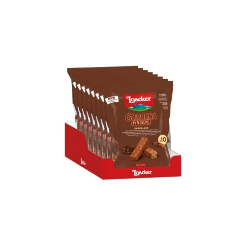 Offerta a tempo: Loacker - Gardena Fingers Chocolate - Wafer Lunghi e Sottili — 15% da 27,39 € a 23,28 €