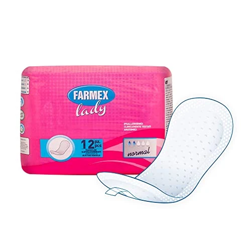 Farmex Lady Normal Light Incontinence Diaper, 12-Pieces - 210g