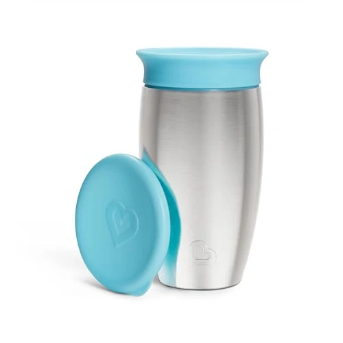 Tijdelijke aanbieding: Munchkin Miracle 360 graden roestvrijstalen drinkbeker, 296 ml, blauw van 25.95 € naar 25.95 € (0.00% korting)