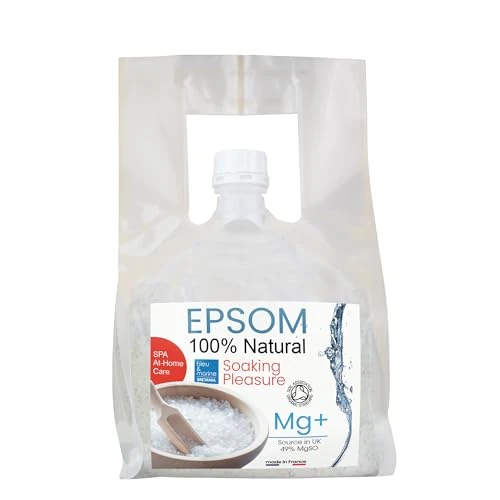 Tijdelijke aanbieding: bleu & marine Bretania - Bitterzout Epsom Zout, Geschikt voor Ontspanning en Baden, Rijk aan Magnesium, Ondersteunt Spierherstel, 6 kg van 30.22 EUR naar 30.22 EUR (korting 0%)