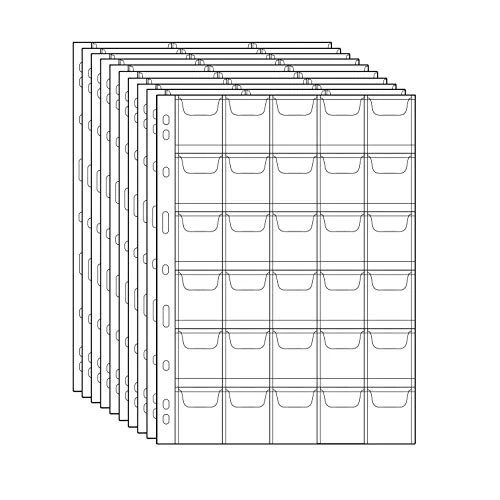 Begrenztes Angebot: Münzseiten für - 30 Gitter Münzhalter Stempel Währungsschutz Münzsammeltaschen Verbrauchsmaterial 10 Blatt von 13.99 EUR auf 13.99 EUR (Rabatt 0%)