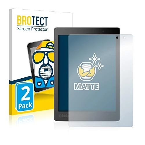 Limitiertes Angebot: BROTECT Entspiegelungs-Schutzfolie für Kobo Aura One (2 Stück) Matte Displayschutz-Folie, Anti-Reflex, Anti-Fingerprint von 10.79 EUR auf 9.16 EUR (Spare 15%)