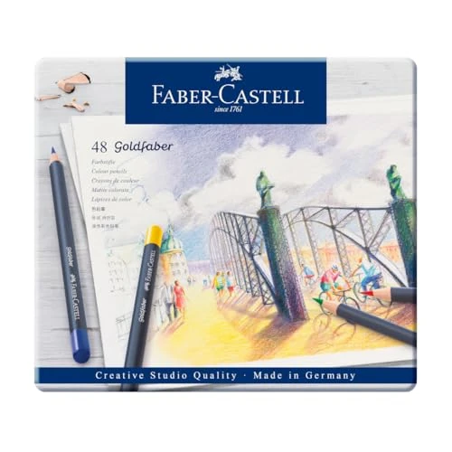 Oferta limitada: Faber-Castell 114748 - Estuche de Metal con 48 Ecolápices Goldfaber de Colores Surtidos de 43.20 EUR a 43.20 EUR (ahorro 23%)