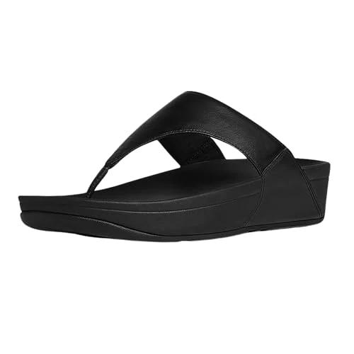 Offre limitée : Fitflop Sandales Lulu en cuir femme, Noir (Noir 001), 41 EU de 57.37 € à 51.20 € (11% de remise)