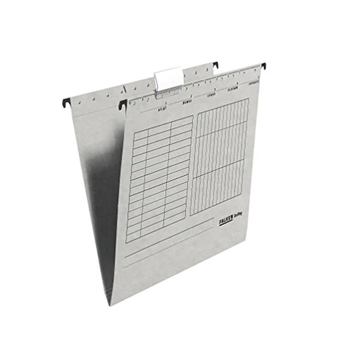 Limited-time offer: Exacompta - Ref 80004427001F - FALKEN - UniReg Suspension Hanging Files - Suitable for A4 Documents, 230gsm Recycled Kraft Card, Blue Angel Certified - Grey (Pack of 25) from 35.96 £ to 35.96 £ (save 0.00%)