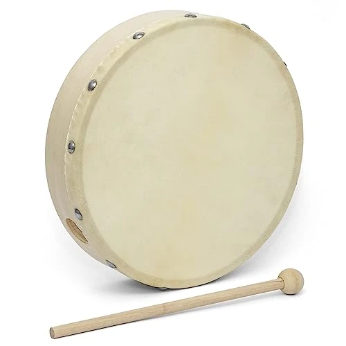 Offerta a tempo: World Rhythm Frame Drum Tamburello, Battitore Inclusi, 20.3 cm - 15% da 13.99 € a 11.89 €