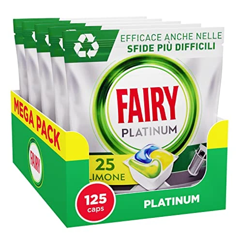 Tijdelijke aanbieding: Vaatwastabletten Fairy Platinum geur citroen los van 19.99 € naar 19.99 € (0.00% korting)