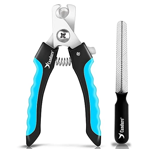 Offre limitée : Candure Coupe Ongles Chien Pour Coupe Griffes Chien Et Coupe Ongle Chat- Acier Inoxydable Chien Toilettage Coupe Ongles Pour Animaux De Compagnie de 9.95 EUR à 6.31 EUR (remise 37%)