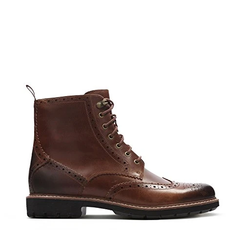 Offre limitée : Clarks Batcombe Lord Mens Dark Tan Lea, 11 de 90.58 € à 90.58 € (0.00% de remise)
