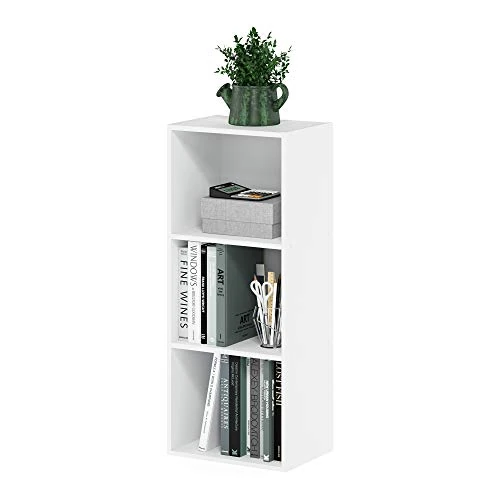 Offerta a tempo: Furinno Luder Libreria a 3 ripiani aperti, Bianca - 0.00% da 26.99 € a 26.99 €