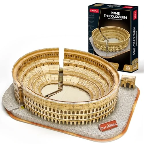 Offerta a tempo: CubicFun Puzzle 3D Colosseo - Modellismo Architettonico per l'Italia Colosseo Romano - Puzzle 3D Regalo per Bambini 8+,131 Pezzi - 19% da 19.99 € a 16.19 €