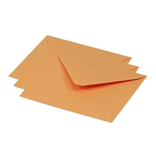 Offre limitée : Clairefontaine 60136C - Paquet de 20 Enveloppes Gommées - Format 12,5x13,8cm - 120g/m² - Coloris Clémentine - Invitation Evènements et Correspondance - Gamme Pollen - Papier Premium Lisse de 11.39 € à 11.39 € (0.00% de remise)