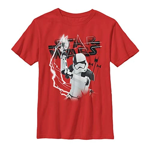 Offerta a tempo: Star Wars Little Boys' Episode 8 Electric Trooper Logo, Red, X-Small - 0% da 5.95 € a 5.95 €