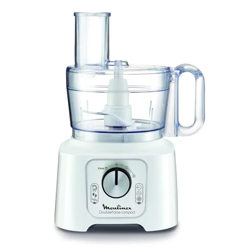 Limited-time offer: Moulinex doubleforce Compact 2.2L 800 W White Electric Food Chopper – picadoras Electric Food (2.2 L, White, Plastic, Stainless Steel, Rotary, 800 W) from 152.00 GBP to 152.00 GBP (save 0%)