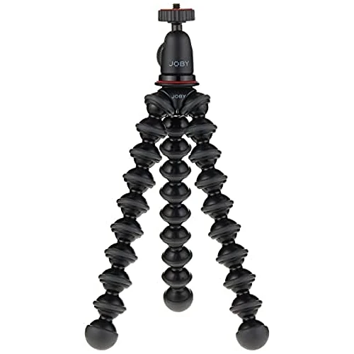 JOBY Kit GorillaPod 1K, Treppiede Compatto Flessibile con Testa a Sfera per Fotocamere Compatte Avanzate e CSC/Mirrorless, Portata Max 1 kg, JB01503-BWW