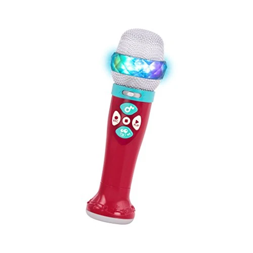 Oferta limitada: Battat - Micrófono Musical Light Show - Toy Karaoke Mic - Micrófono con luz y Cambio de Voz - Grabar y Reproducir - Juguete Infantil Sing-Along - 3 años + de 18.99 € a 14.26 € (ahorro 25%)