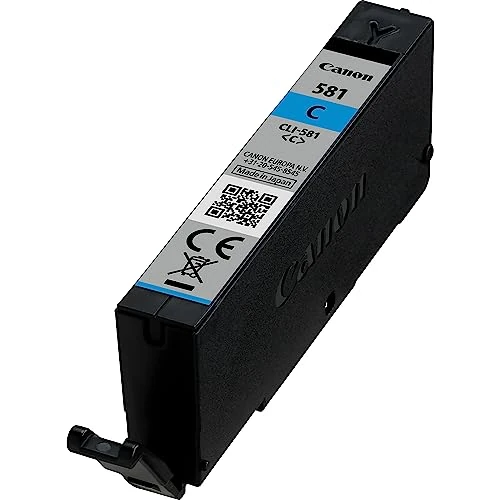 Limitiertes Angebot: Canon CO08708 Tintenpatrone CLI-581C Druckerpatrone, Cyan, Einheitsgröße von 17.59 EUR auf 13.99 EUR (Spare 20%)