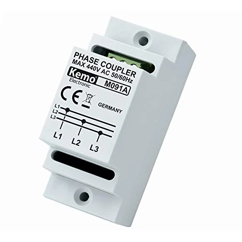 Oferta limitada: Kemo - Acoplador de Fase para Productos Powerline M091A de 37.85 € a 37.85 € (ahorro 0.00%)