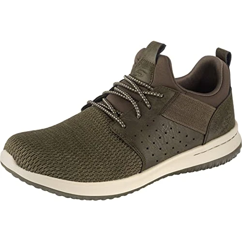 Offerta a tempo: Skechers Delson - Camben, Scarpe Uomo, Green Olive, 42 EU - 46% da 79.95 € a 43.11 €
