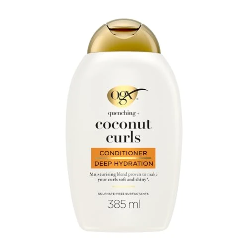 Offerta a tempo: Ogx Balsamo Quenching con Cocco per capelli ricci, 385 ml - 40% da 9.99 € a 6.00 €