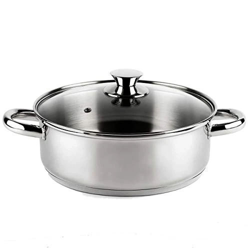 Oferta limitada: Vier CI16 Inducción, Cacerola 16cm Calidad, Acero Inoxidable 18/10, 16 cm de 13.22 € a 12.25 € (ahorro 7%)