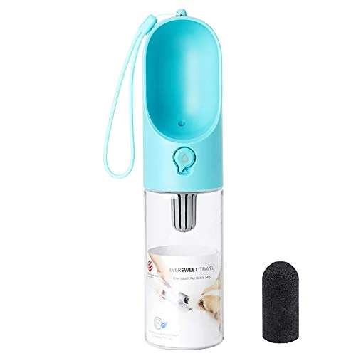 Offre limitée : PETKIT Eversweet Distributeur d’Eau, One-Touch Bouteille pour Chien de Voyage,BPA-Free,Antibactérienne,400ml (Bleu) de 12.00 € à 13.99 € (-16.58% de remise)