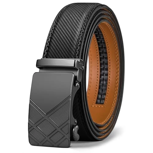 Oferta limitada: BULLIANT Cinturón Hombre Cuero Automática Cinturón De Hombre 35MM-Tamaño Ajustable,Negro375,130cm/38"-44"Cintura ajuste de 22.99 € a 18.04 € (ahorro 22%)