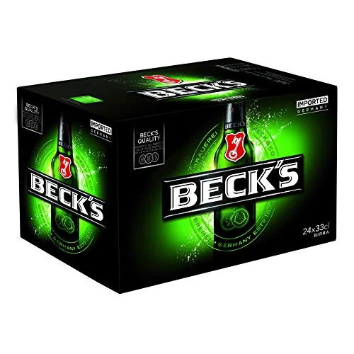 Beck's Birra Bottiglia - Confezione da 24 x 330 ml