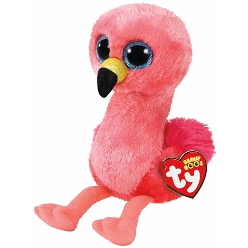 Offerta a tempo: TY - Peluche Gilda Fenicottero Rosa, Uccello Volatile Beanie Boos Peluche, Pupazzo con gli occhioni glitter, 28cm, TY37262 - 0.00% da 14.31 € a 14.31 €
