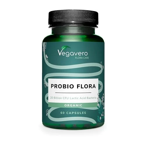 Offerta a tempo: Vegavero Fermenti Lattici Probiotici BIO | con Fibra di Acacia Biologica | per Flora Intestinale e Microbioma | Fermenti dalla Germania | Vegan | 60 capsule Gastroresistenti - 5% da 28.99 € a 27.54 €