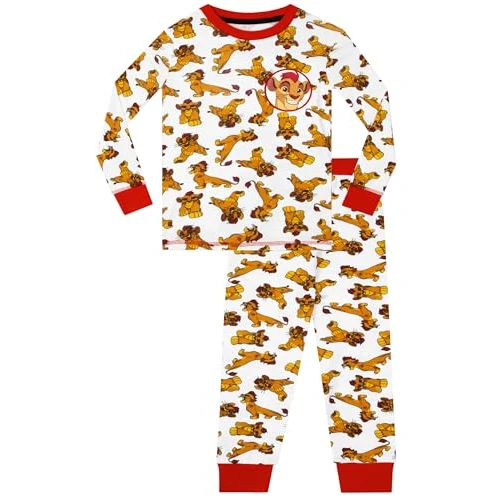 Tijdelijke aanbieding: Disney The Lion King Pyjama | Lion Guard Jongens Pyjamaset | Nauwsluitend Jongenspyjama's van 24.99 EUR naar 17.49 EUR (korting 30%)