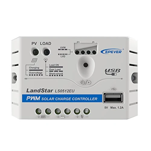 Oferta limitada: Regulador de carga solar EPEVER PWM LandStar Serie LS-EU Regulador de carga con conexión USB, 5-30A, 12V/24V, tierra positiva común de 19.95 € a 19.95 € (ahorro 0.00%)
