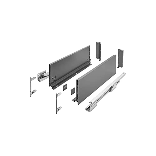 Offerta a tempo: GTV Sistema di cassetti AXIS PRO I antracite, portata fino a 40 kg, chiusura morbida, accesso libero, guida scorrevole, binario cassetto, larghezza: 550 mm, altezza: 168 mm, PB-AXISPRO-KPL550C - 0.00% da 25.18 € a 25.18 €