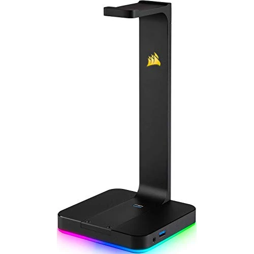 Oferta limitada: Corsair ST100 RGB Premium, Soporte de Auriculares, Negro de 69.99 € a 65.90 € (ahorro 6%)