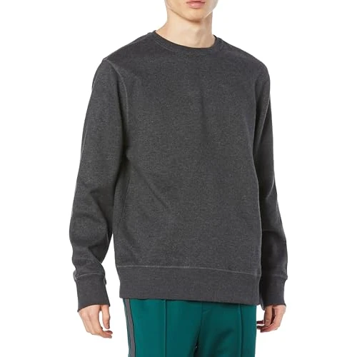 Limited-time offer: Amazon Essentials Men's Fleece Crew Neck Sweatshirt (Available in Big & Tall), Charcoal Heather, L from 12.50 GBP to 12.50 GBP (save 0%)