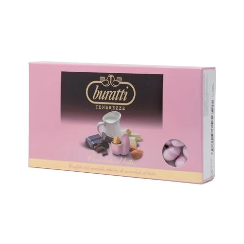 Limited-time offer: Buratti Confetti Tenerezze Pink Chocolate Coated Almonds, 1 kg from 20.11 GBP to 20.11 GBP (save 0%)